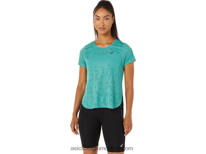 ventilerende actibreeze top met korte mouwen voor dames V6HXR23255 verstandig Asics