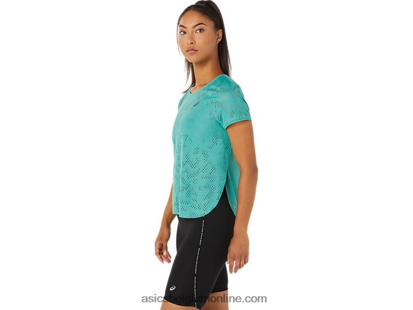 ventilerende actibreeze top met korte mouwen voor dames V6HXR23255 verstandig Asics