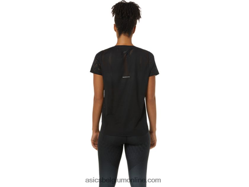 ventilerende actibreeze top met korte mouwen voor dames V6HXR23488 prestatie zwart Asics