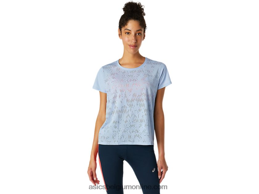 ventilerende top met korte mouwen voor dames V6HXR23836 de nevel Asics