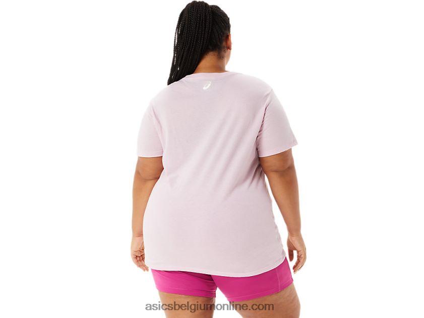 vrouwen strepen v-hals V6HXR23200 nauwelijks gestegen Asics