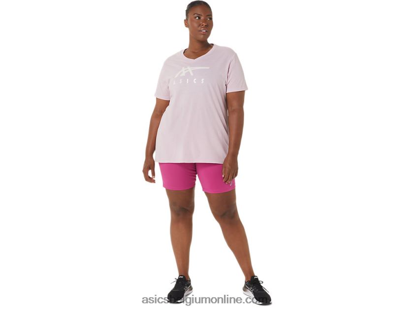 vrouwen strepen v-hals V6HXR23200 nauwelijks gestegen Asics