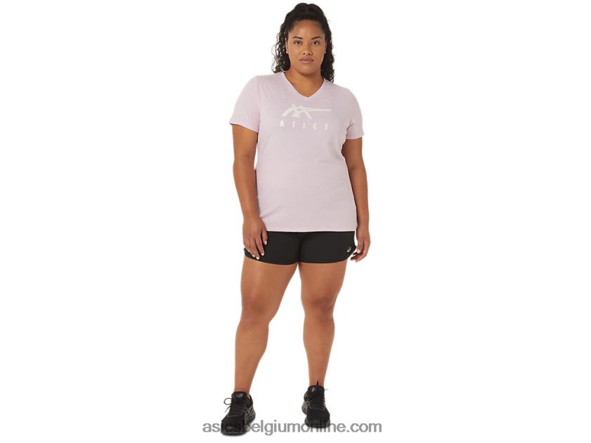 vrouwen strepen v-hals V6HXR23200 nauwelijks gestegen Asics