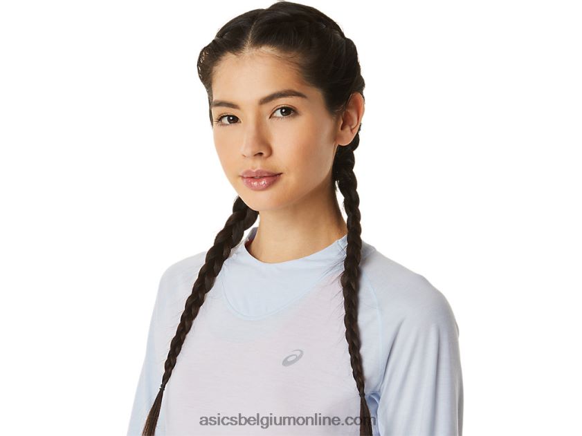 winter hardlooptop met lange mouwen voor dames V6HXR22798 zachte lucht Asics