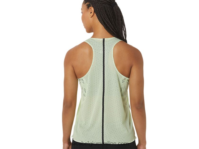 Actibreeze jacquard singlet voor dames V6HXR22226 fluister groen Asics