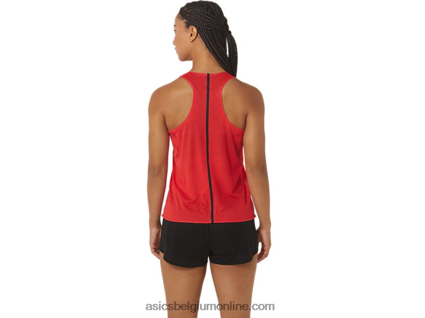 Actibreeze jacquard singlet voor dames V6HXR22341 elektrisch rood Asics