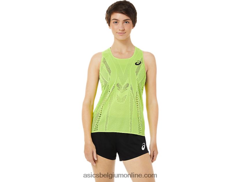 Actibreeze-singlet voor dames V6HXR23350 gevaar groen Asics