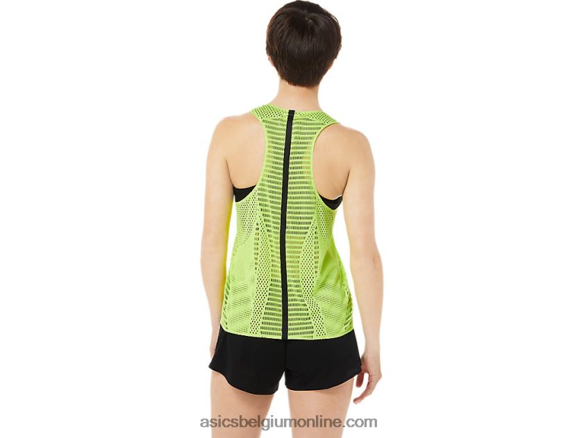 Actibreeze-singlet voor dames V6HXR23350 gevaar groen Asics