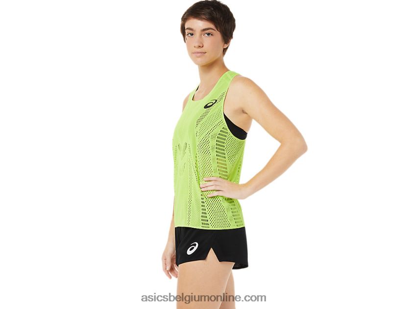 Actibreeze-singlet voor dames V6HXR23350 gevaar groen Asics