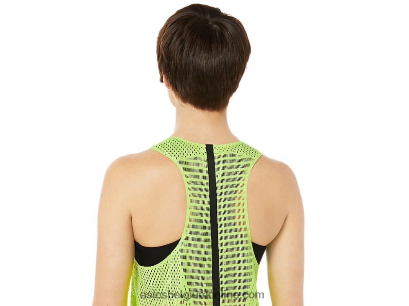 Actibreeze-singlet voor dames V6HXR23350 gevaar groen Asics
