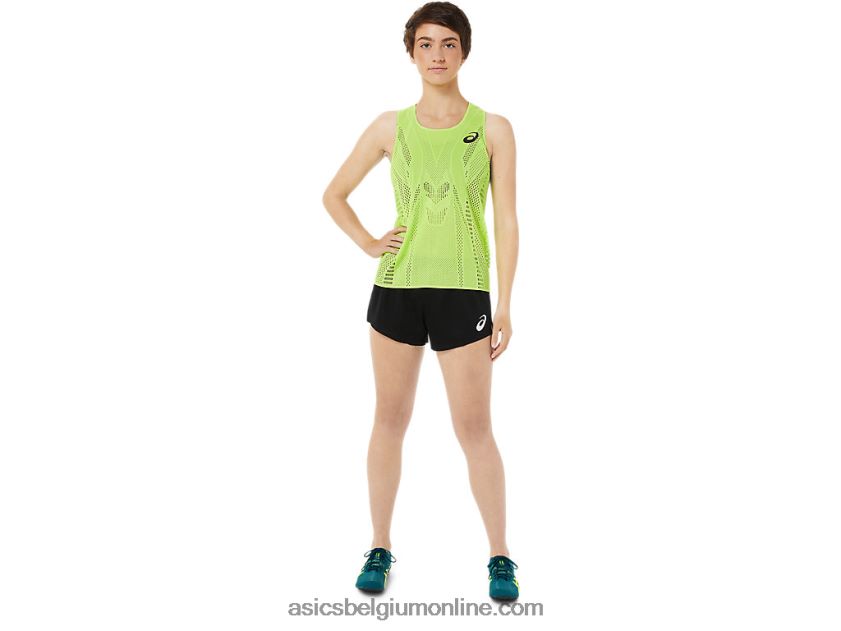Actibreeze-singlet voor dames V6HXR23350 gevaar groen Asics