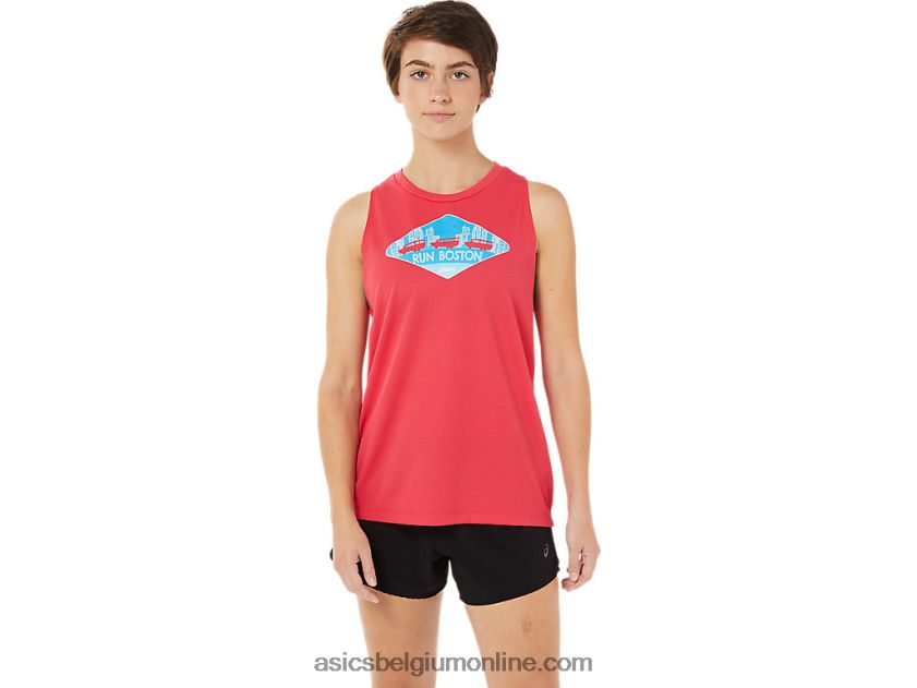 Bos rs-tanktop voor dames i V6HXR23714 pixels roze Asics