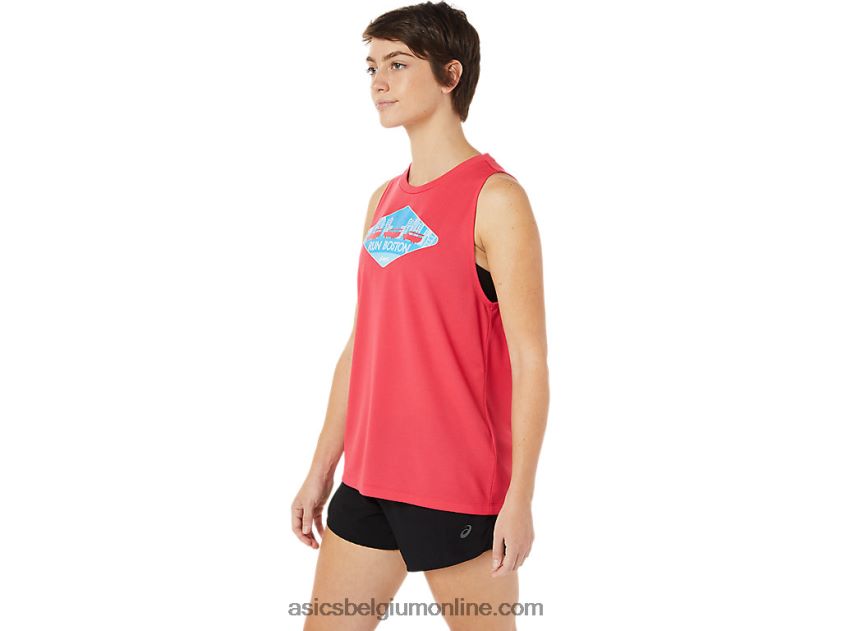 Bos rs-tanktop voor dames i V6HXR23714 pixels roze Asics