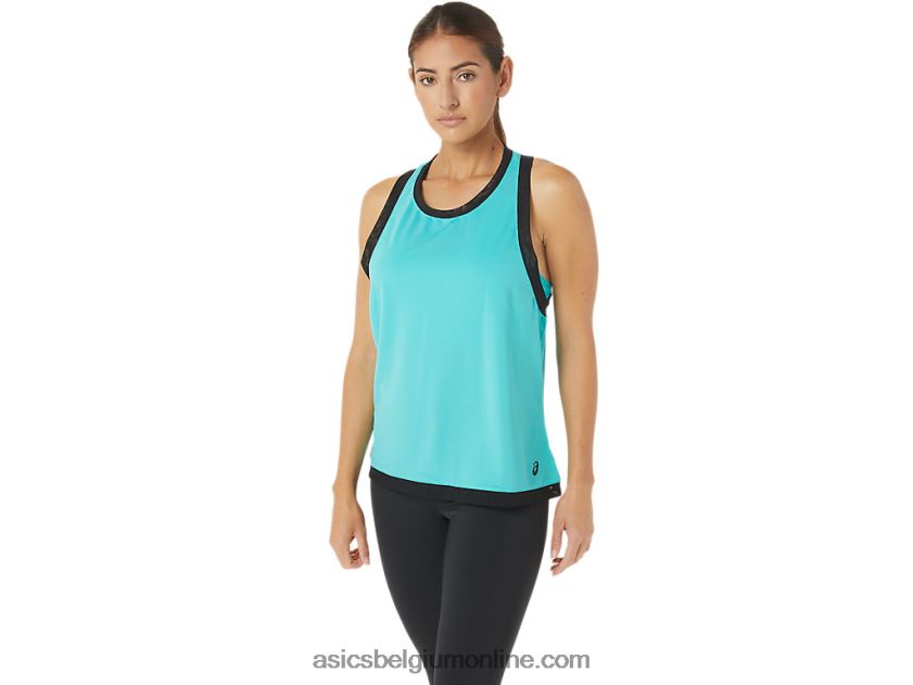 Kate mesh-tanktop voor dames V6HXR22725 zee glas Asics