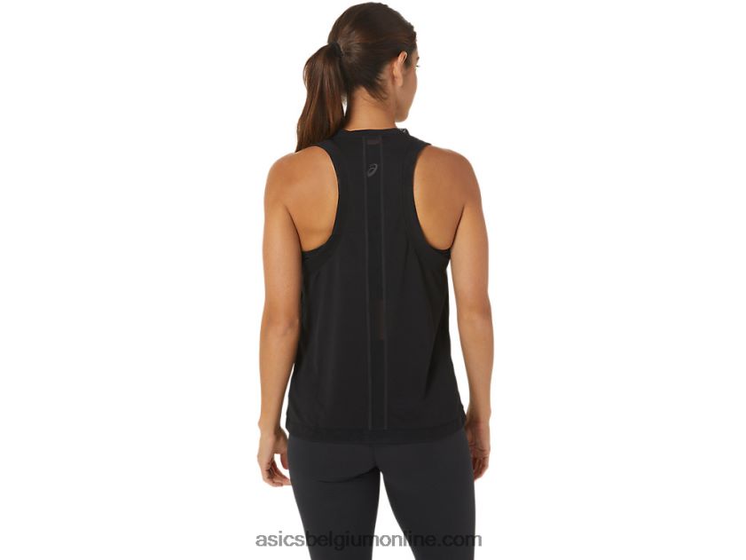 Kate mesh-tanktop voor dames V6HXR22811 prestatie zwart Asics