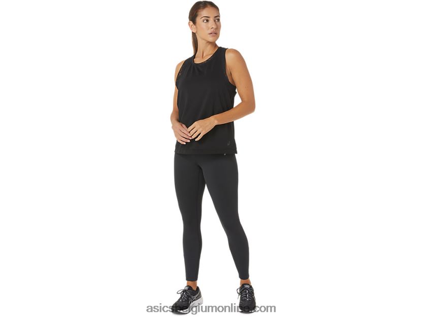 Kate mesh-tanktop voor dames V6HXR22811 prestatie zwart Asics