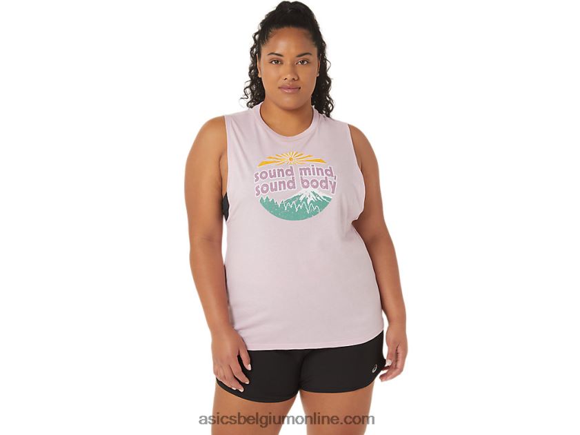 Mountain Muscle-tanktop voor dames V6HXR22842 nauwelijks gestegen Asics
