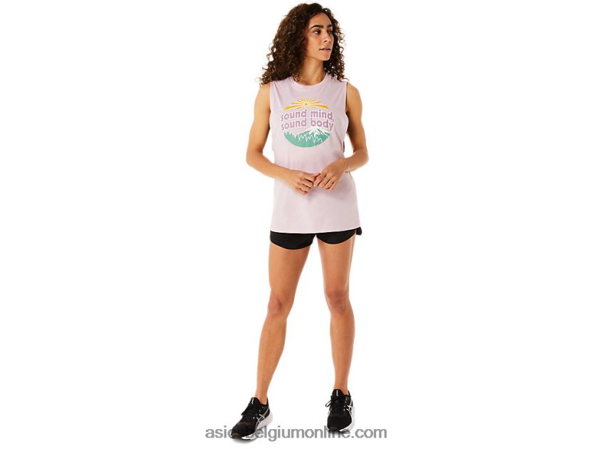 Mountain Muscle-tanktop voor dames V6HXR22842 nauwelijks gestegen Asics