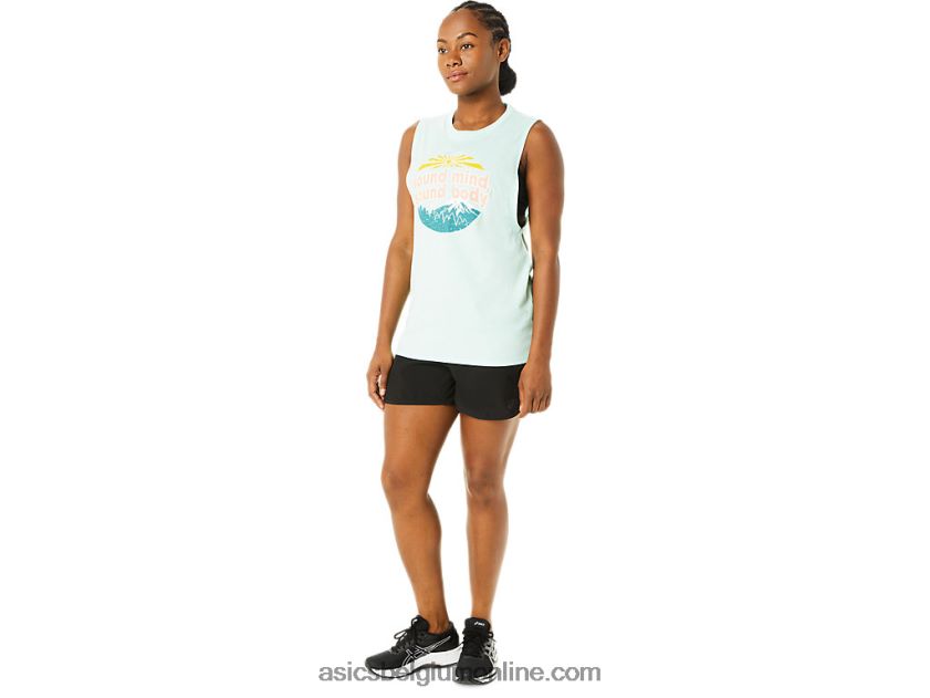 Mountain Muscle-tanktop voor dames V6HXR23713 verse ijsheide Asics