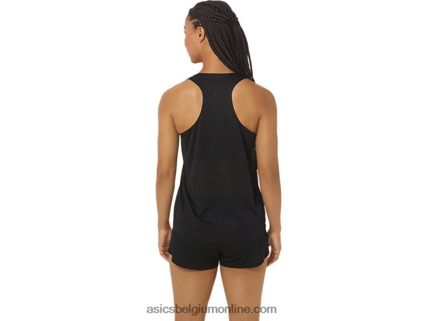 cj-line light singlet voor dames V6HXR22347 performance zwart/fluistergroen Asics