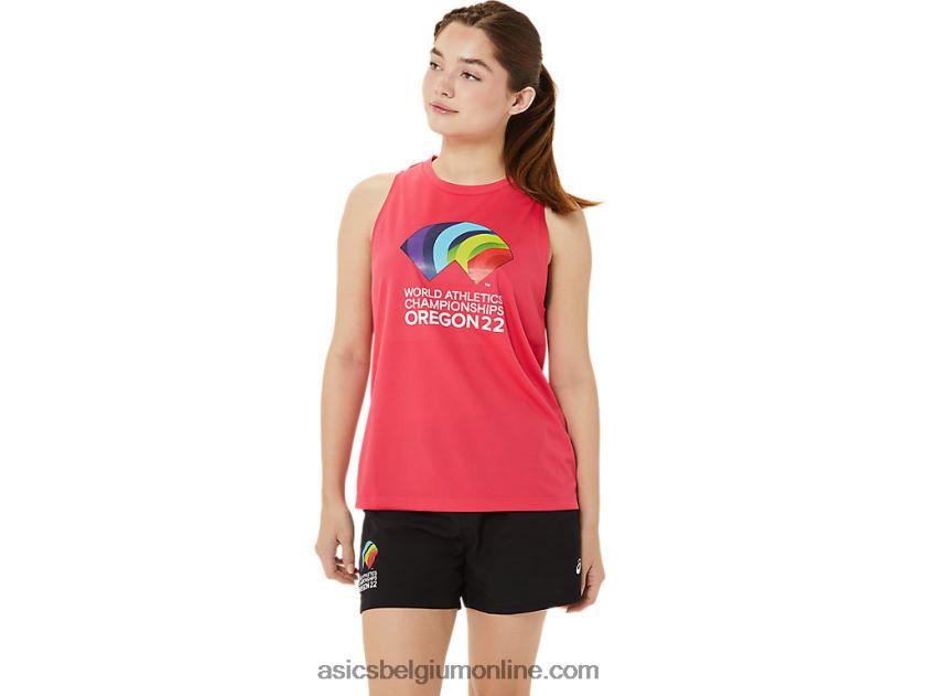 dames kant-en-klaar ii singlet wch V6HXR23218 pixels roze Asics
