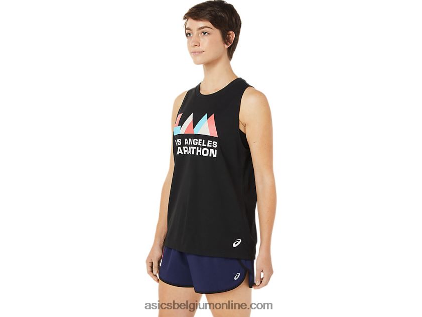 dames singlet lam ready-set ii V6HXR23616 prestatie zwart Asics