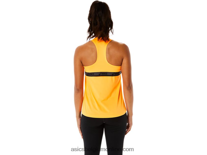 fit sana tanktop voor dames V6HXR22823 oranje pop Asics