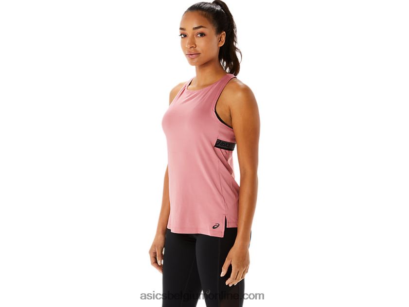 fit sana tanktop voor dames V6HXR23398 rokerige roos Asics