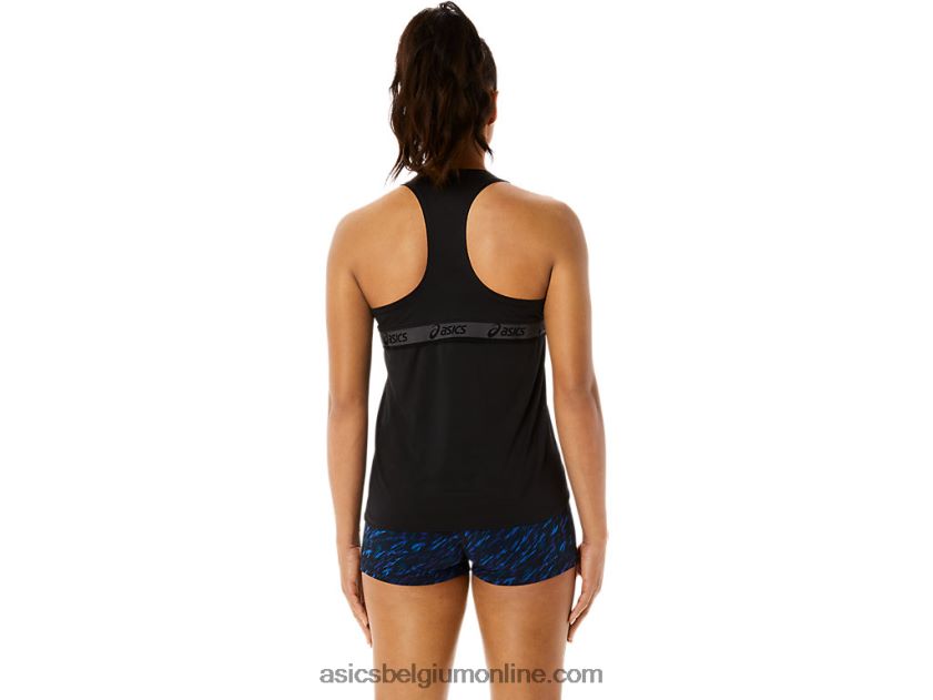 fit sana tanktop voor dames V6HXR23465 prestatie zwart Asics
