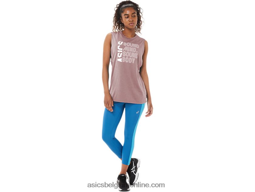 gezonde geest van vrouwen, gezonde lichaamstank V6HXR24109 gember perzik heide Asics