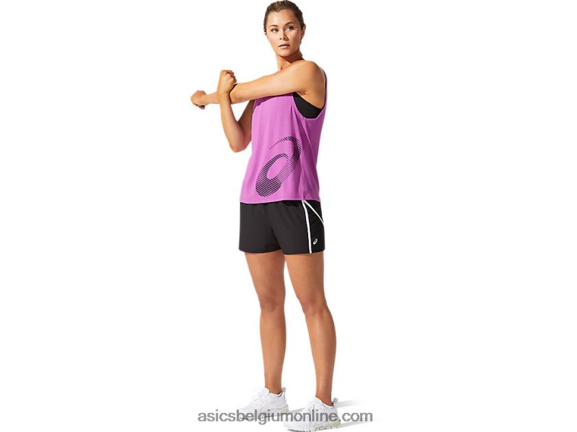 grafische core-tanktop voor dames V6HXR24059 digitale druif Asics