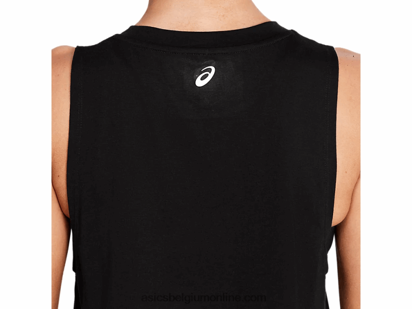 grafische core-tanktop voor dames V6HXR24074 prestatie zwart Asics