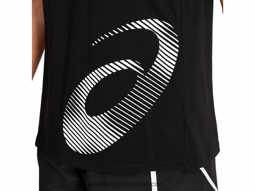 grafische core-tanktop voor dames V6HXR24074 prestatie zwart Asics