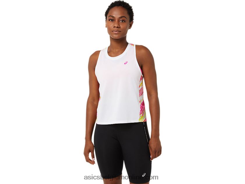 kleurinjectietank voor dames V6HXR23373 roze glo Asics