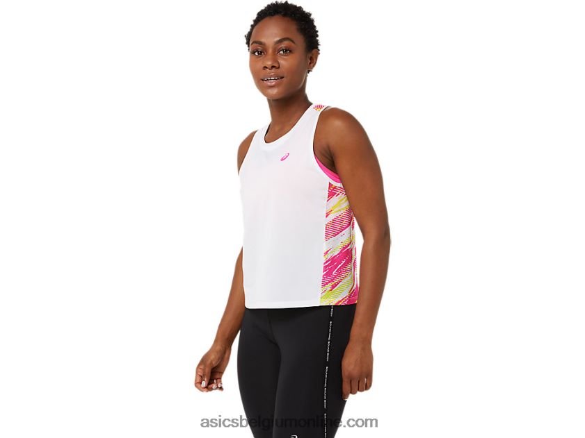 kleurinjectietank voor dames V6HXR23373 roze glo Asics