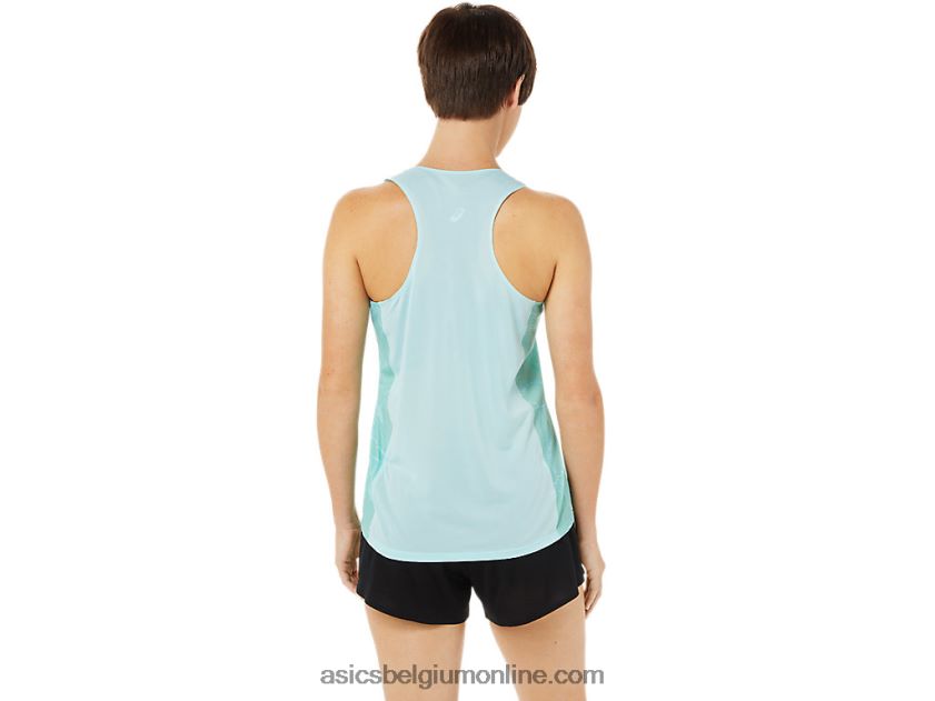 licht mesh-singlet voor dames V6HXR23262 Helder blauw Asics