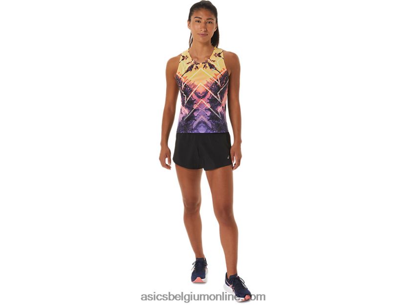marathontank voor dames V6HXR22316 lichtoranje/oranje pop/amethist Asics