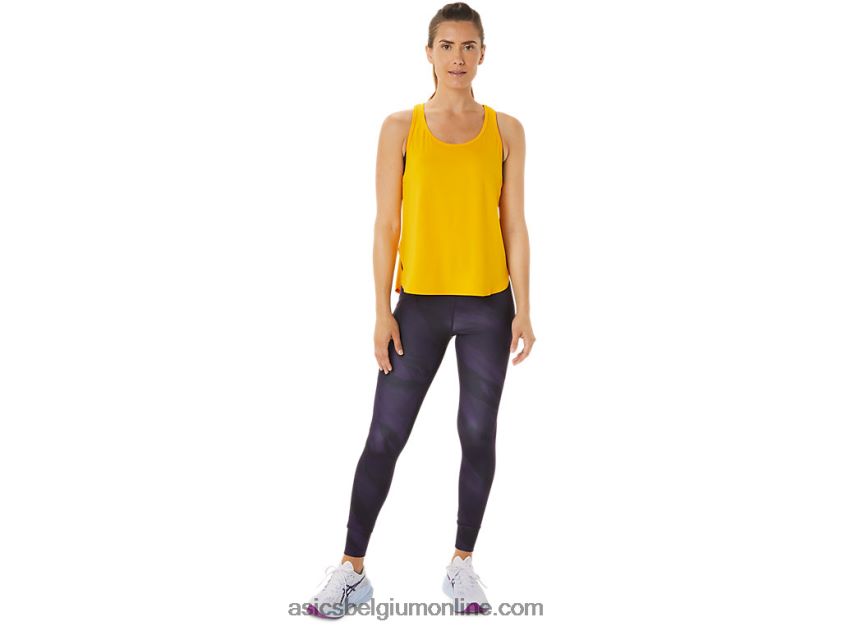 mouwloze top met zijsplitten voor dames V6HXR22932 zonnebloem Asics