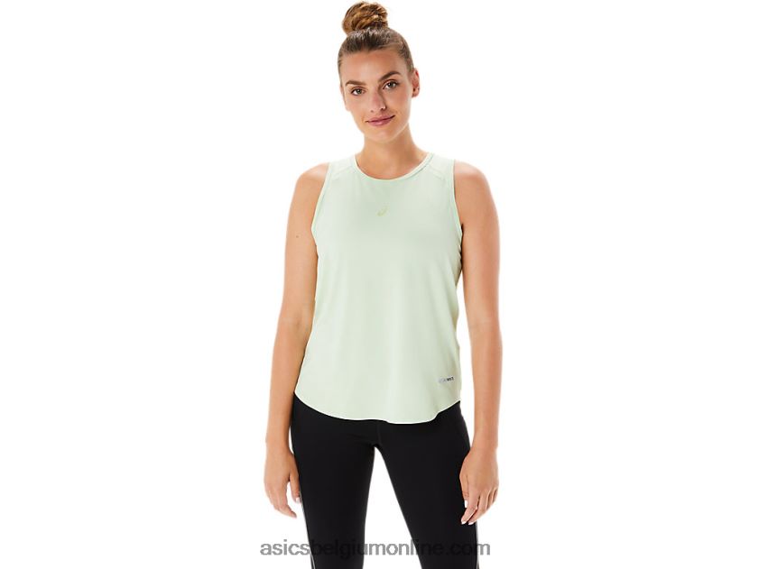 mouwloze top van actibreeze voor dames V6HXR22284 fluister groen Asics