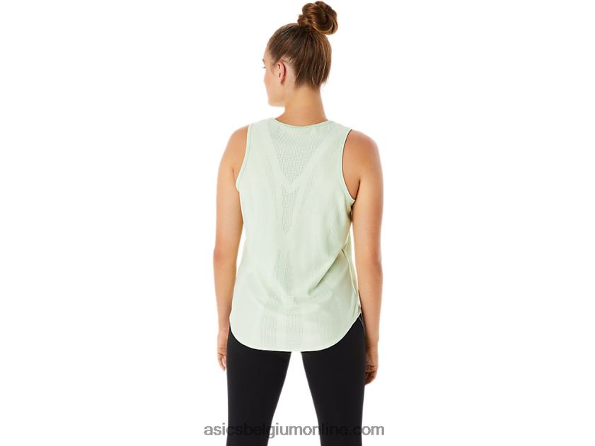 mouwloze top van actibreeze voor dames V6HXR22284 fluister groen Asics