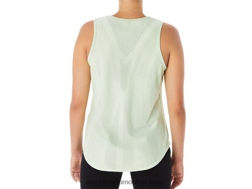 mouwloze top van actibreeze voor dames V6HXR22284 fluister groen Asics
