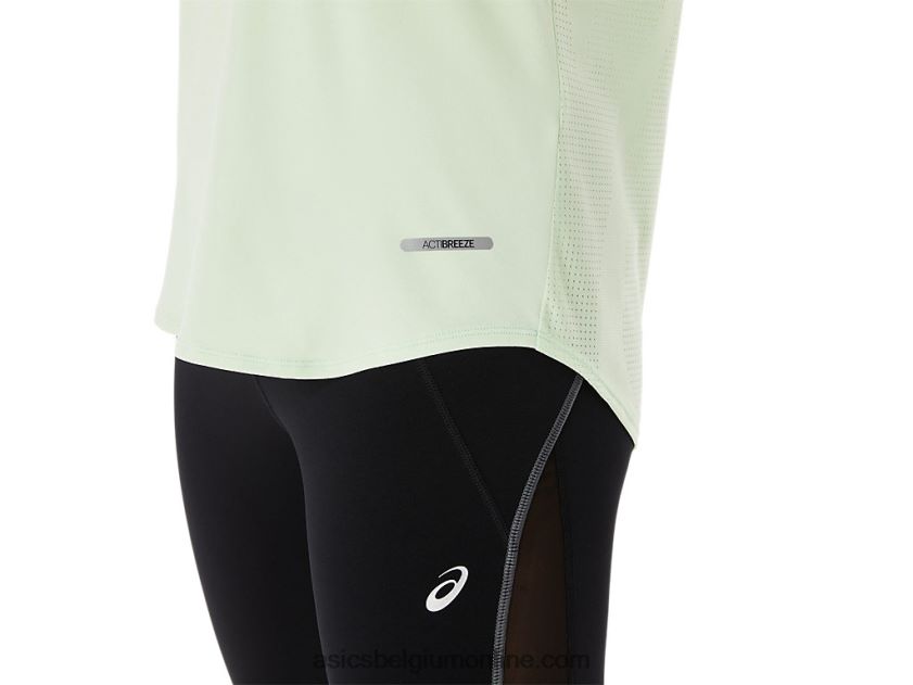 mouwloze top van actibreeze voor dames V6HXR22284 fluister groen Asics