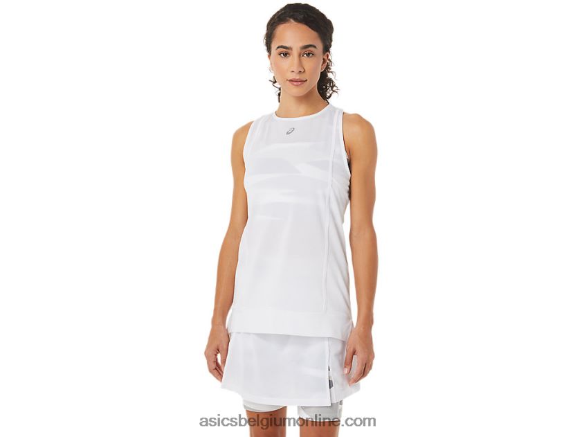 nieuwe sterke 92-tank voor dames V6HXR23279 briljant wit Asics