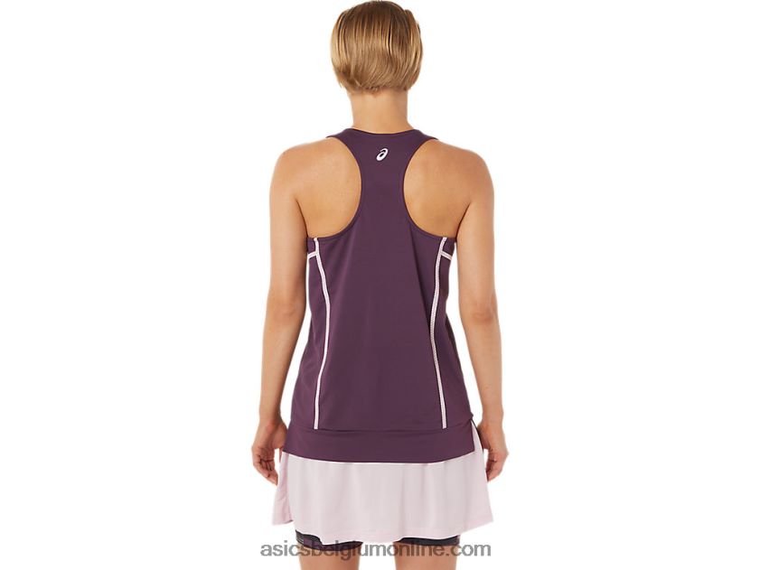 nieuwe sterke 92-tank voor dames V6HXR23284 diep pruim/nauwelijks rose Asics