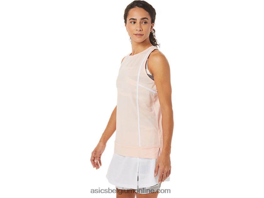 nieuwe sterke 92-tank voor dames V6HXR23285 briesje/briljant wit Asics