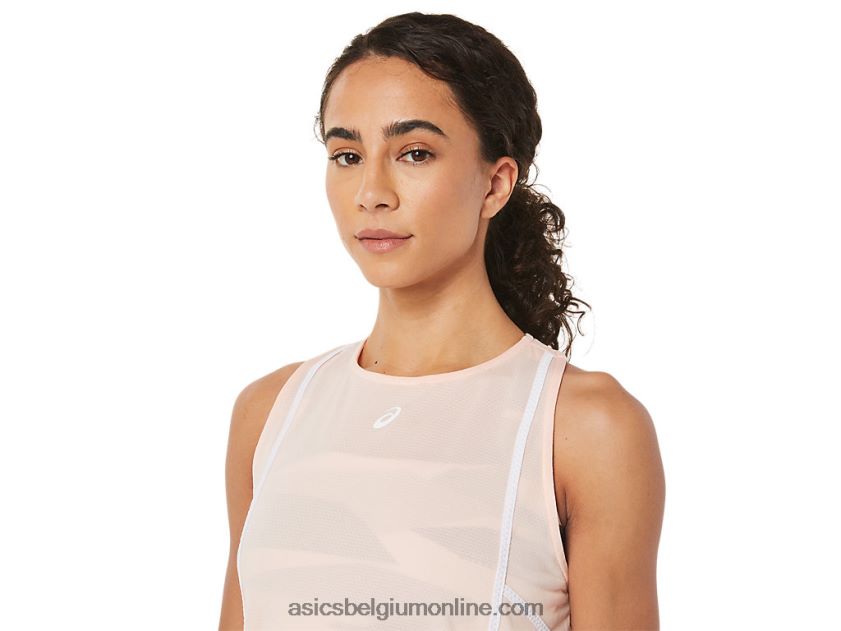 nieuwe sterke 92-tank voor dames V6HXR23285 briesje/briljant wit Asics