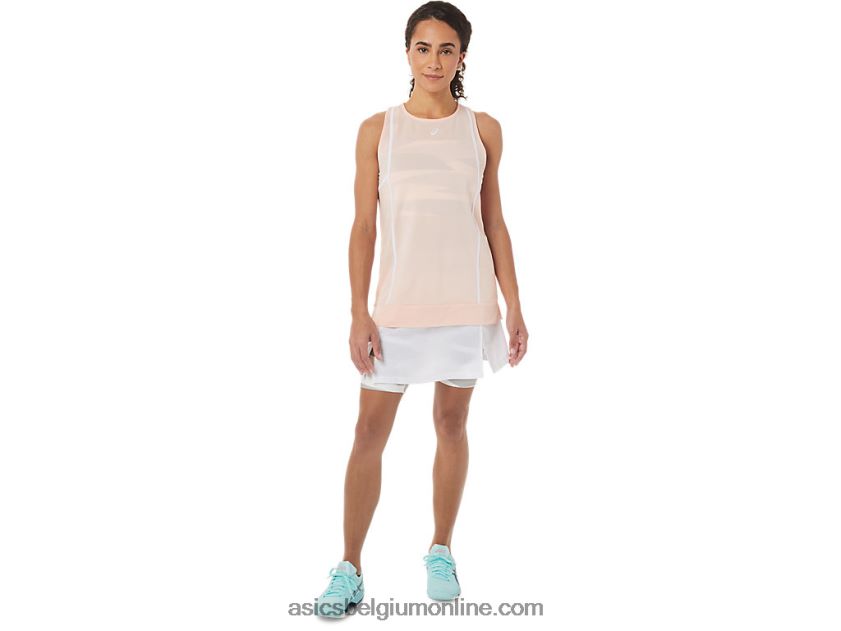 nieuwe sterke 92-tank voor dames V6HXR23285 briesje/briljant wit Asics
