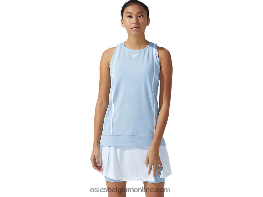 nieuwe sterke 92-tank voor dames V6HXR23767 nevel/briljant wit Asics