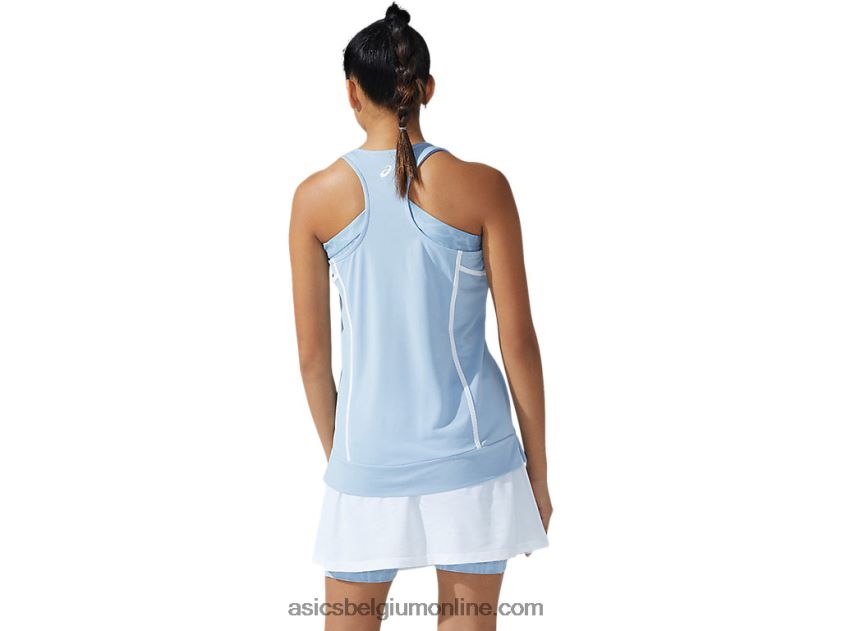 nieuwe sterke 92-tank voor dames V6HXR23767 nevel/briljant wit Asics