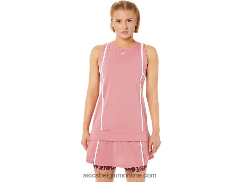 nieuwe sterke 92-tank voor dames V6HXR23816 smokey rose/briljant wit Asics